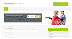 Desktop Screenshot of fysiotherapie-praktijken.nl