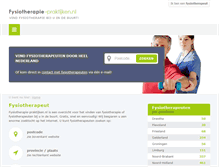 Tablet Screenshot of fysiotherapie-praktijken.nl